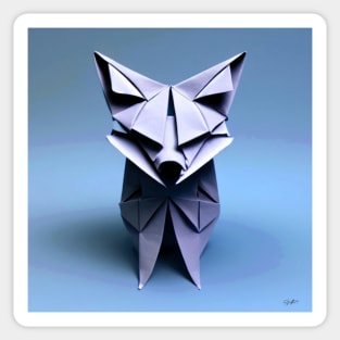 ORIGAMI FOX #001 Sticker